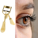 Maxbell Eyelash Curler Comfort Grip Makeup Cosmetic Eyelashes Tool Gold