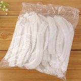 Maxbell 100-pack Disposable Shower Caps Non-woven Anti Dust Hats White 22cm 21inch