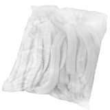 Maxbell 100-pack Disposable Shower Caps Non-woven Anti Dust Hats White 22cm 21inch