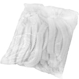 Maxbell 100-pack Disposable Shower Caps Non-woven Anti Dust Hats White 22cm 21inch