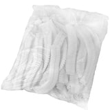 Maxbell 100-pack Disposable Shower Caps Non-woven Anti Dust Hats White 22cm 21inch