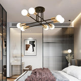 Maxbell Ceiling Lamp Home Bedroom Hotel Cafe Hall Apartment Bar Lights Black Gold