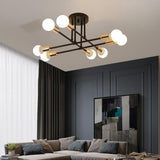 Maxbell Ceiling Lamp Home Bedroom Hotel Cafe Hall Apartment Bar Lights Black Gold