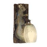 Maxbell Squirrel Wall Light Bedside Lamp Sconce Lighting Fixture Trichromatic Light