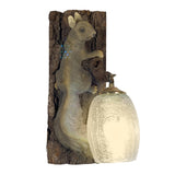 Maxbell Squirrel Wall Light Bedside Lamp Sconce Lighting Fixture Trichromatic Light