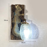 Maxbell Squirrel Wall Light Bedside Lamp Sconce Lighting Fixture Trichromatic Light