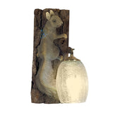 Maxbell Squirrel Wall Light Bedside Lamp Sconce Lighting Fixture Trichromatic Light