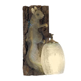 Maxbell Squirrel Wall Light Bedside Lamp Sconce Lighting Fixture Trichromatic Light