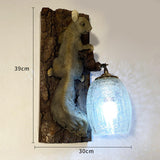 Maxbell Squirrel Wall Light Bedside Lamp Sconce Lighting Fixture White Light