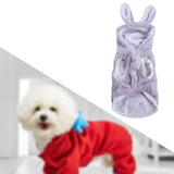 Maxbell Cute Pet Apparel Hoodie Outdoor Winter Warm Plush for Dogs Bichon Small Grey XS