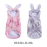 Maxbell Cute Pet Apparel Hoodie Outdoor Winter Warm Plush for Dogs Bichon Small Pink XS