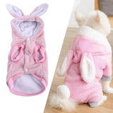 Maxbell Cute Pet Apparel Hoodie Outdoor Winter Warm Plush for Dogs Bichon Small Pink XS