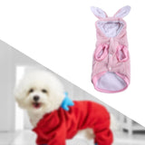 Maxbell Cute Pet Apparel Hoodie Outdoor Winter Warm Plush for Dogs Bichon Small Pink XS