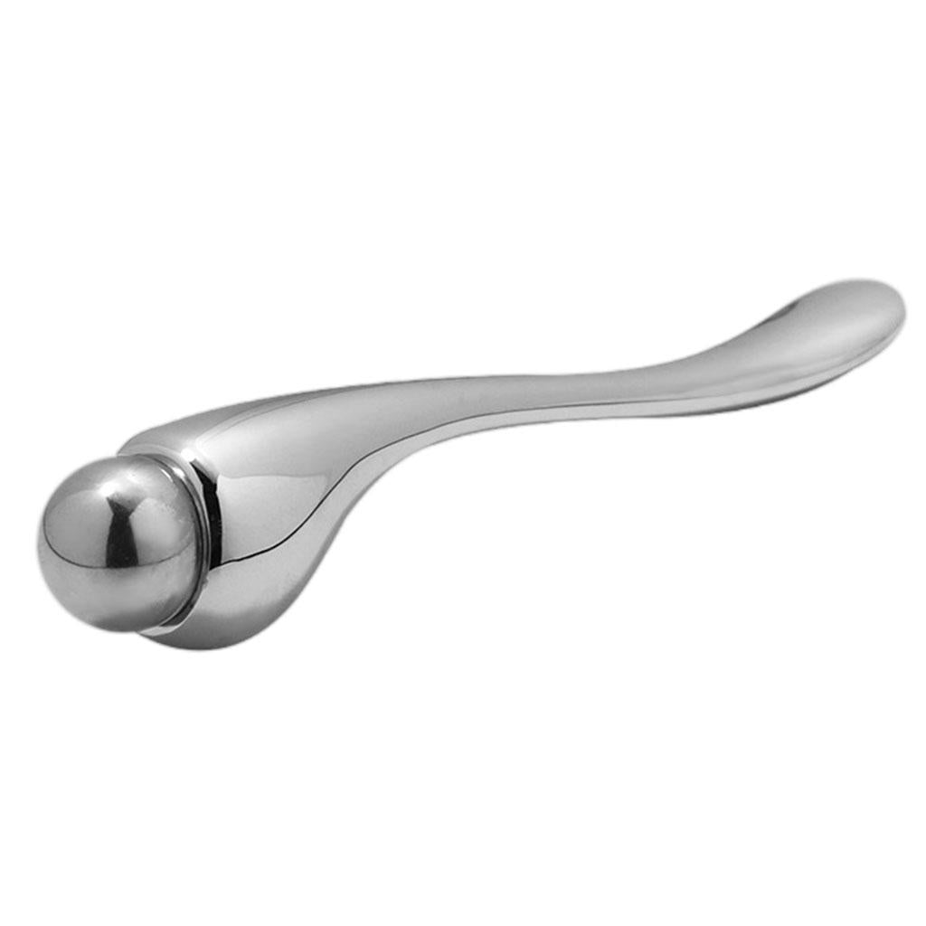 Maxbell Eye Massager Manual Beauty Instrument for Facial Beauty Eye Face Lift silver