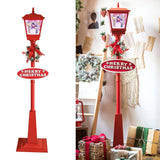 Maxbell Christmas Street Lamp Landscape Props for Home Outdoor Indoor Snowman