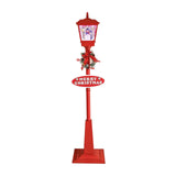 Maxbell Christmas Street Lamp Landscape Props for Home Outdoor Indoor Snowman