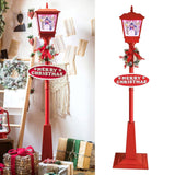 Maxbell Christmas Street Lamp Landscape Props for Home Outdoor Indoor Snowman