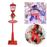 Maxbell Christmas Street Lamp Landscape Props for Home Outdoor Indoor Snowman