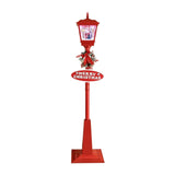 Maxbell Christmas Street Lamp Landscape Props for Home Outdoor Indoor Santa Claus