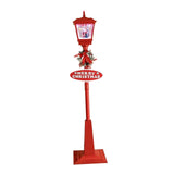 Maxbell Christmas Street Lamp Landscape Props for Home Outdoor Indoor Santa Claus