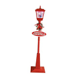 Maxbell Christmas Street Lamp Landscape Props for Home Outdoor Indoor Santa Claus