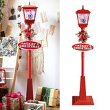 Maxbell Christmas Street Lamp Landscape Props for Home Outdoor Indoor Santa Claus