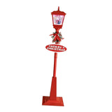 Maxbell Christmas Street Lamp Landscape Props for Home Outdoor Indoor Santa Claus