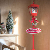 Maxbell Christmas Street Lamp Landscape Props for Home Outdoor Indoor Santa Claus