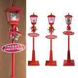 Maxbell Christmas Street Lamp Landscape Props for Home Outdoor Indoor Santa Claus