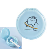 Maxbell UVC Toothbrush Sterilizer Case Kills Germs Mini for Home and Travel Blue