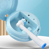 Maxbell UVC Toothbrush Sterilizer Case Kills Germs Mini for Home and Travel Blue