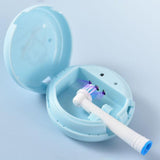 Maxbell UVC Toothbrush Sterilizer Case Kills Germs Mini for Home and Travel Blue