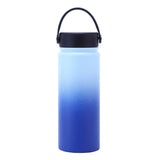 Maxbell Water Bottle Leakproof Durable Large Capacity Keep Warm for Gym Gift Fitness dark blue