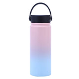 Maxbell Water Bottle Leakproof Durable Large Capacity Keep Warm for Gym Gift Fitness pink blue