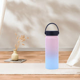 Maxbell Water Bottle Leakproof Durable Large Capacity Keep Warm for Gym Gift Fitness pink blue