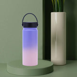 Maxbell Water Bottle Leakproof Durable Large Capacity Keep Warm for Gym Gift Fitness light purple powder