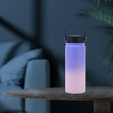 Maxbell Water Bottle Leakproof Durable Large Capacity Keep Warm for Gym Gift Fitness light purple powder