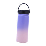 Maxbell Water Bottle Leakproof Durable Large Capacity Keep Warm for Gym Gift Fitness light purple powder