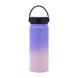 Maxbell Water Bottle Leakproof Durable Large Capacity Keep Warm for Gym Gift Fitness light purple powder