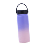 Maxbell Water Bottle Leakproof Durable Large Capacity Keep Warm for Gym Gift Fitness light purple powder