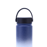 Maxbell Water Bottle Leakproof Durable Large Capacity Keep Warm for Gym Gift Fitness blue and white