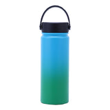 Maxbell Water Bottle Leakproof Durable Large Capacity Keep Warm for Gym Gift Fitness blue-green