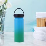 Maxbell Water Bottle Leakproof Durable Large Capacity Keep Warm for Gym Gift Fitness blue-green