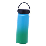 Maxbell Water Bottle Leakproof Durable Large Capacity Keep Warm for Gym Gift Fitness blue-green