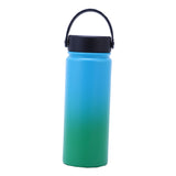 Maxbell Water Bottle Leakproof Durable Large Capacity Keep Warm for Gym Gift Fitness blue-green