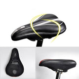 Maxbell Shock Absorb Bike Seat Cover Bicycle Cushion Covers Replacement Red Black