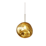 Maxbell Nordic Hanging Indoor Lamp Pendant Lights Living Room Creative Home Decors Golden 20cm