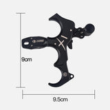 Maxbell 3 Finger Grip Caliper Arrow Release Aids for Compound Bow Target Hunting