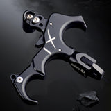 Maxbell 3 Finger Grip Caliper Arrow Release Aids for Compound Bow Target Hunting