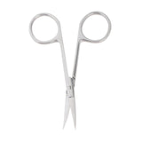 Maxbell Cuticle Scissors Portable Durable Curved for Nail Care Facial Hair Eyebrows